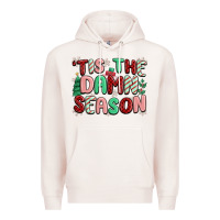 Pale Pink 'tis the damn season Premium Hoodie - MaliasSmallBusiness
