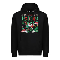 Black full of holiday Premium Hoodie - MaliasSmallBusiness
