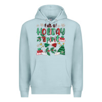 Blue Mist full of holiday Premium Hoodie - MaliasSmallBusiness