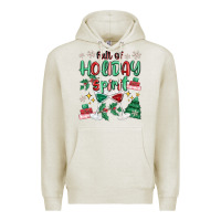 Oatmeal Heather full of holiday Premium Hoodie - MaliasSmallBusiness