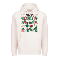 Pale Pink full of holiday Premium Hoodie - MaliasSmallBusiness