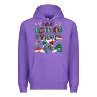 Purple full of holiday Premium Hoodie - MaliasSmallBusiness