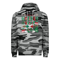 Slate Camo full of holiday Premium Hoodie - MaliasSmallBusiness
