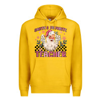 Lemon santa's favorite teacher Premium Hoodie - MaliasSmallBusiness