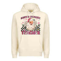 Sandshell santa's favorite teacher Premium Hoodie - MaliasSmallBusiness
