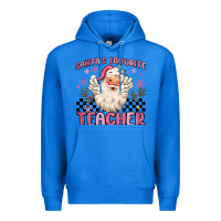 True Royal santa's favorite teacher Premium Hoodie - MaliasSmallBusiness