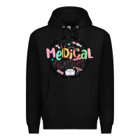 Black medical assistant nurse Premium Hoodie - MaliasSmallBusiness
