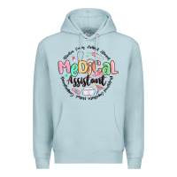 Blue Mist medical assistant nurse Premium Hoodie - MaliasSmallBusiness