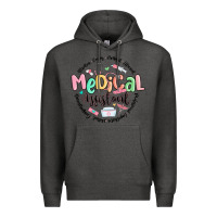Charcoal Heather medical assistant nurse Premium Hoodie - MaliasSmallBusiness