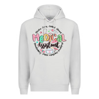 Dove Grey medical assistant nurse Premium Hoodie - MaliasSmallBusiness