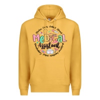 Mustard medical assistant nurse Premium Hoodie - MaliasSmallBusiness