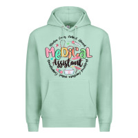 Seafoam medical assistant nurse Premium Hoodie - MaliasSmallBusiness