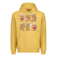 Antique Gold nurse gingerbread Premium Hoodie - MaliasSmallBusiness