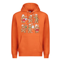 Carrot nurse gingerbread Premium Hoodie - MaliasSmallBusiness