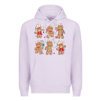 Lilac nurse gingerbread Premium Hoodie - MaliasSmallBusiness