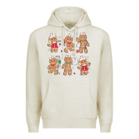Oatmeal Heather nurse gingerbread Premium Hoodie - MaliasSmallBusiness