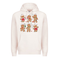 Pale Pink nurse gingerbread Premium Hoodie - MaliasSmallBusiness
