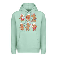 Seafoam nurse gingerbread Premium Hoodie - MaliasSmallBusiness