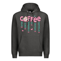 Charcoal Heather coffee and christ Premium Hoodie - MaliasSmallBusiness