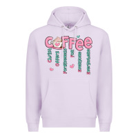 Lilac coffee and christ Premium Hoodie - MaliasSmallBusiness