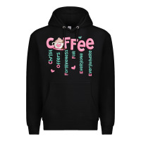 Black coffee and christ Premium Hoodie - MaliasSmallBusiness