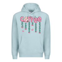 Blue Mist coffee and christ Premium Hoodie - MaliasSmallBusiness