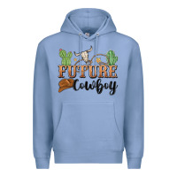 Colony Blue future cowboy Premium Hoodie - MaliasSmallBusiness