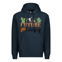 Navy future cowboy Premium Hoodie - MaliasSmallBusiness