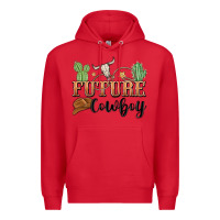 Red future cowboy Premium Hoodie - MaliasSmallBusiness