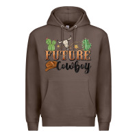 Coffee future cowboy Premium Hoodie - MaliasSmallBusiness