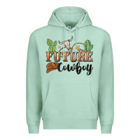 Seafoam future cowboy Premium Hoodie - MaliasSmallBusiness