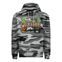 Slate Camo future cowboy Premium Hoodie - MaliasSmallBusiness