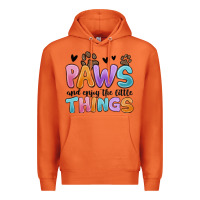 Carrot paws and enjoy the little things Premium Hoodie - MaliasSmallBusiness