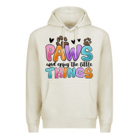 Paws And Enjoy The Little Things Premium Hoodie | Teevron