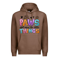 Chestnut paws and enjoy the little things Premium Hoodie - MaliasSmallBusiness