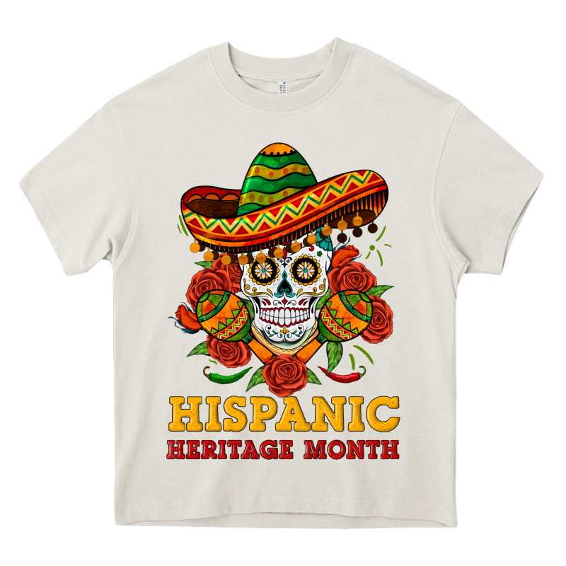 Sombrero Skull Heritage Heavy Core Tee by BundleAndBundleShop | Teevron
