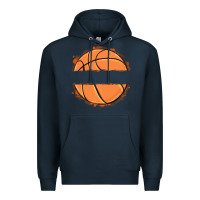 Navy custom basketball Premium Hoodie - MaliasSmallBusiness