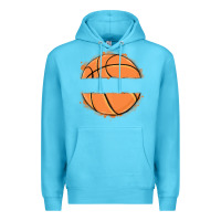 Ocean Blue custom basketball Premium Hoodie - MaliasSmallBusiness