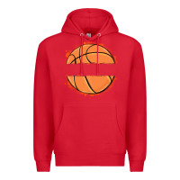 Red custom basketball Premium Hoodie - MaliasSmallBusiness