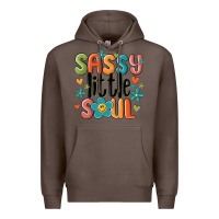Coffee sassy little soul smiley Premium Hoodie - MaliasSmallBusiness