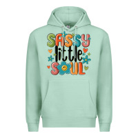 Seafoam sassy little soul smiley Premium Hoodie - MaliasSmallBusiness