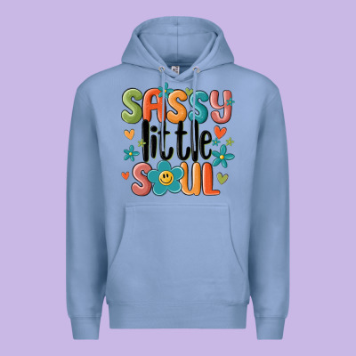 Premium Hoodie sassy little soul smiley