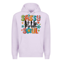 Lilac sassy little soul smiley Premium Hoodie - MaliasSmallBusiness