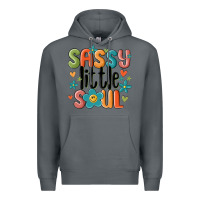 Rock sassy little soul smiley Premium Hoodie - MaliasSmallBusiness