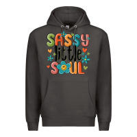 Smoke sassy little soul smiley Premium Hoodie - MaliasSmallBusiness
