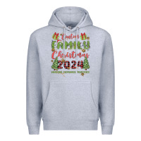 Heather Grey custom family christmas 2024 marking memories toge Premium Hoodie - MaliasSmallBusiness