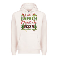 Pale Pink custom family christmas 2024 marking memories toge Premium Hoodie - MaliasSmallBusiness