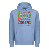 Colony Blue custom family christmas 2024 marking memories toge Premium Hoodie - MaliasSmallBusiness