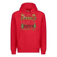 Red custom family christmas 2024 marking memories toge Premium Hoodie - MaliasSmallBusiness