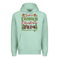 Seafoam custom family christmas 2024 marking memories toge Premium Hoodie - MaliasSmallBusiness
